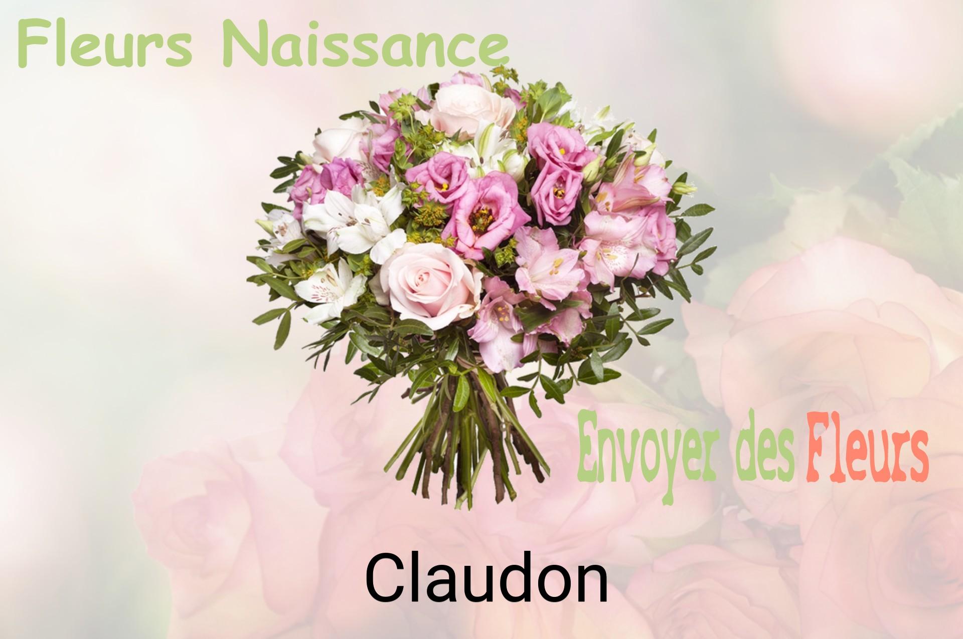Bouquet de fleurs de naissance livré à Claudon